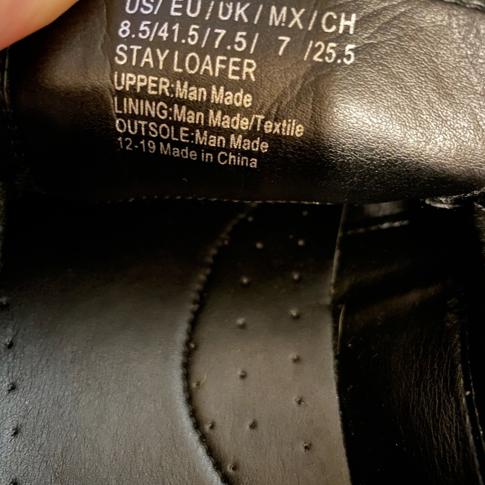 Unlisted by Kenneth Cole Black Stay Loafers - Picture 3 of 4